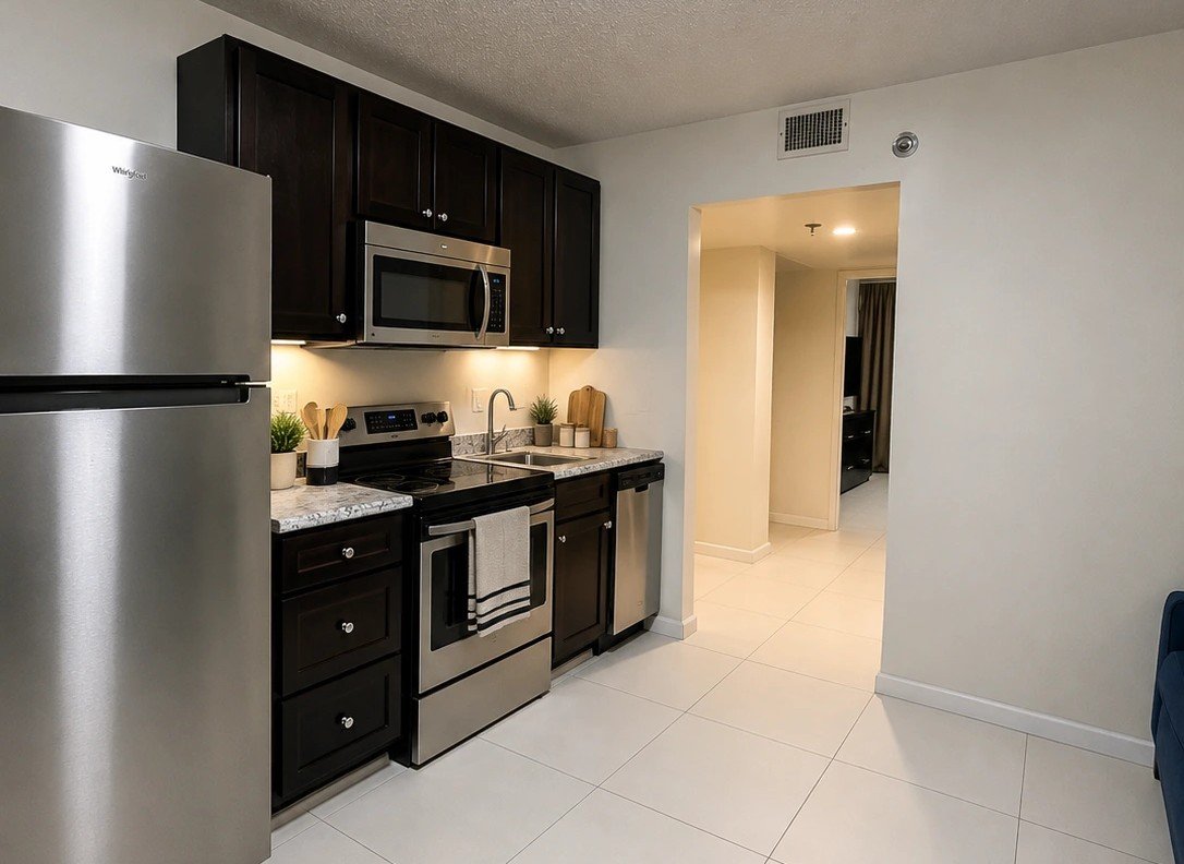 Comfortable furnished living space